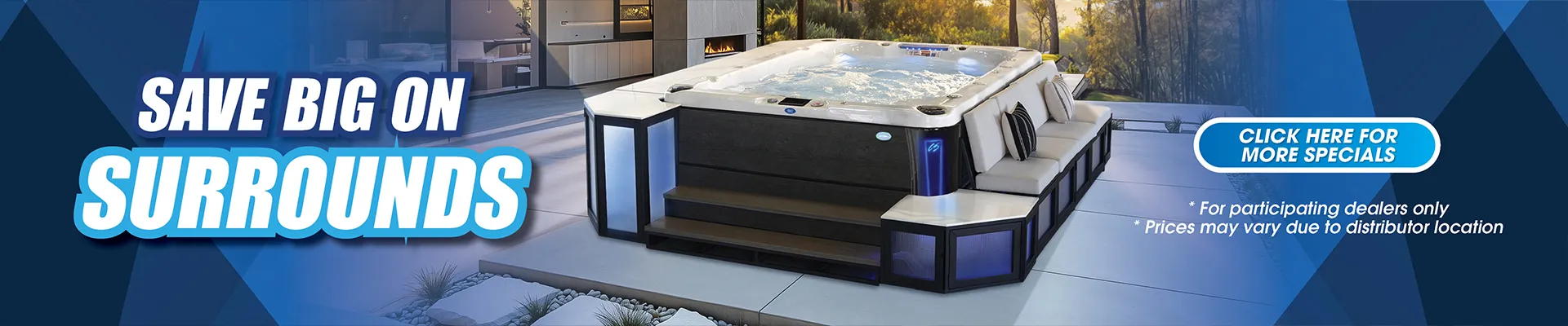 Calspas hot tub being used in a family setting - Enid