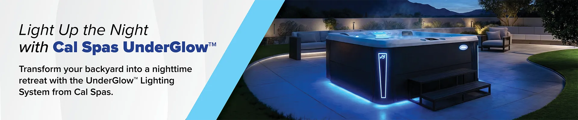 Calspas hot tub being used in a family setting - Enid