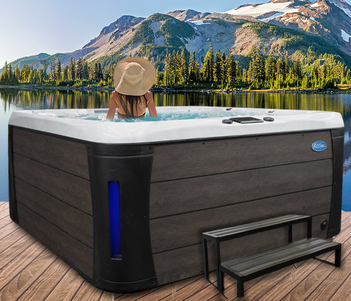 Calspas hot tub being used in a family setting - hot tubs spas for sale Enid